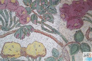 mosaico floral pavimento Casa Manuel Felip