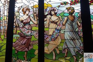 vidriera Las Tres Gracias de Rubens