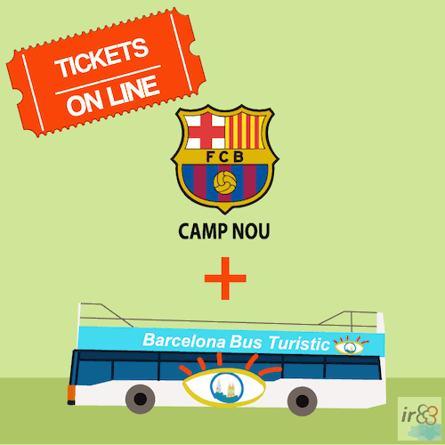 entradas visita estadio F.C. Barcelona y autobús turístico