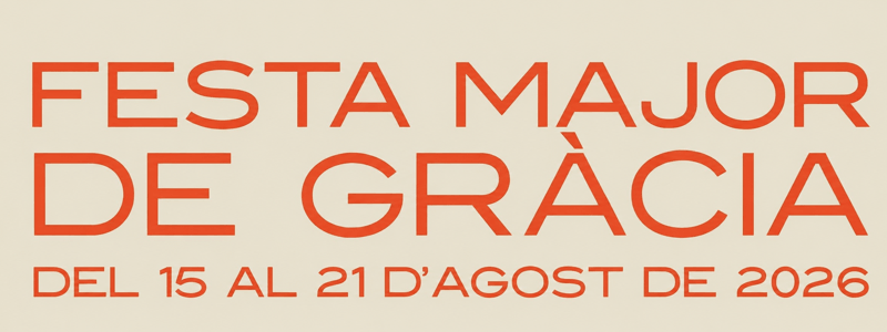 Fiesta Mayor de Gracia 2026